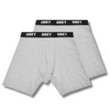 OBEY ESTABLISHED WORKS 2 PACK BOXERS - ASH GREY