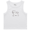 SISTA SCUM DOGGIE STYLE  WOMENS ORGANIC RIB CROP TANK TOP