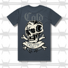 cold truth large skull graphic tattoo t-shirt