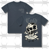 cold truth large skull graphic tattoo t-shirt