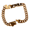 HUF FUCK IT WARPED ID BRACELET - GOLD