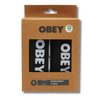 OBEY ESTABLISHED WORKS 2 PACK BOXERS - BLACK