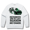 NO CHAOS REINDEER CHRISTMAS JUMPER