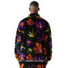 HUF LOWELL JACQUARD SHERPA FULL-ZIP FLEECE