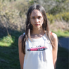 SISTA SCUM AE86 WOMENS ORGANIC RIB CROP TANK TOP