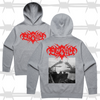 tyne bridge metal font tattoo graphic hoodie