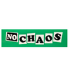 NO CHAOS TOY BOX LOGO STICKER