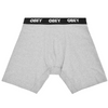 OBEY ESTABLISHED WORKS 2 PACK BOXERS - ASH GREY