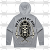 Large reaper tattoo graphic hoodie