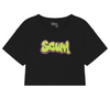 SISTA SCUM TOO FRESH WOMENS CROP T-SHIRT