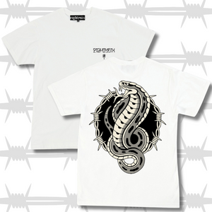 Traditional Style snake graphic tattoo t-shirt