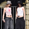 SISTA SCUM DOGGIE STYLE  WOMENS ORGANIC RIB CROP TANK TOP