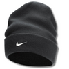 NIKE PEAK CUFF METAL SWOOSH BEANIE – BLACK