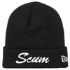 SCUM NEW ERA MONT BEANIE - BLACK