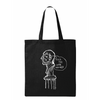 KROOKED TOTE BAG F.T.W. - BLACK / WHITE