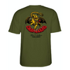 Powell-Peralta Caballero Street Dragon Tee - Military Green