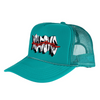 Welcome Thorns Embroidered Trucker Hat - Jade