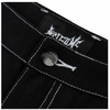 WELCOME BRACE CANVAS CARPENTER SHORTS - BLACK