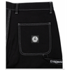 WELCOME BRACE CANVAS CARPENTER SHORTS - BLACK