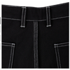 WELCOME BRACE CANVAS CARPENTER SHORTS - BLACK