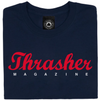 Thrasher Script T Shirt - Navy