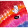 RIPNDIP OG Prisma Embroidered Art Sweat Shorts - Red Tie Dye