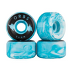 Welcome Orbs Specters Swirls Conical 99a Skateboard Wheels - Blue/White 56mm