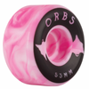 Welcome Orbs Specters Swirls Conical 99a Skateboard Wheels - Pink/White 53mm