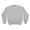 Scum Rubber patch  Crew Sweater - Grey