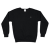 Scum Rubber patch  Crew Sweater - Black