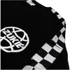 Zukie Black Longsleeve Checked Arm T-Shirt