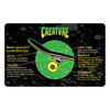 Creature 3D Logo Mini Complete Skateboard Black 7.75" Age 6-10