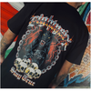 Eight6 Panther Skull Tee - Black