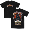 Eight6 Panther Skull Tee - Black