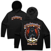 EIGHTY6 PANTHER SKULL HOOD - BLACK