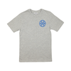 Zukie Globe Logo  T-Shirt - Grey