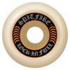 Spitfire Formula Four  Lock Ins 99DU 55MM Wheels -White/Orange