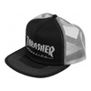 Thrasher Mesh  Logo Embroidered Cap - Black/Grey