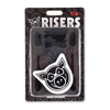 Pig Wheels Pig 1/4" Hard Risers Black