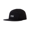 THRASHER LOGO 5 PANEL CAP - BLACK