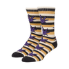 HUF Green Buddy Stripe Sock - Mustard