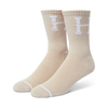 HUF Variety 3 Pack Socks - Dark Brown, Brown & Oatmeal