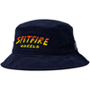 Spitfire Hell Hounds Script Bucket Hat - Navy