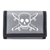 Fourstar Pirate Velcro Wallet -  Charcoal/White