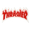 Thrasher Magazine - Flame Logo Sticker - Red