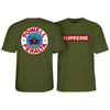 Powell Peralta Supreme T-shirt - Military Green