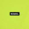 SCUM BOX LOGO LONG SLEEVE T-SHIRT - SAFETY GREEN