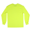 SCUM BOX LOGO LONG SLEEVE T-SHIRT - SAFETY GREEN