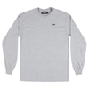 SCUM BOX LOGO LONG SLEEVE T-SHIRT- GREY