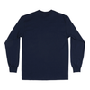 SCUM BOX LOGO LONG SLEEVE T-SHIRT - NAVY